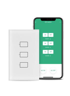 博联Bestcon TC2S UK US EU智能触摸开关定时APP需搭配RM4 PRO