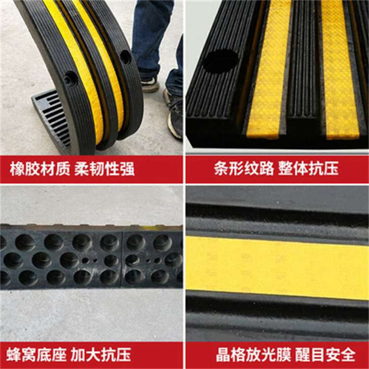 橡胶防撞块 码头卸货平台缓冲带 物流卸货平台板仓库墙面保护垫