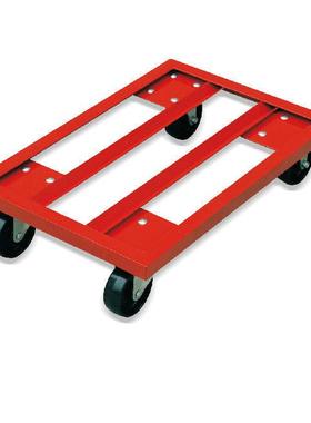 厂家供应 虎力钢制周转箱搬运车 DS400A静音 乌龟车 平板手推车