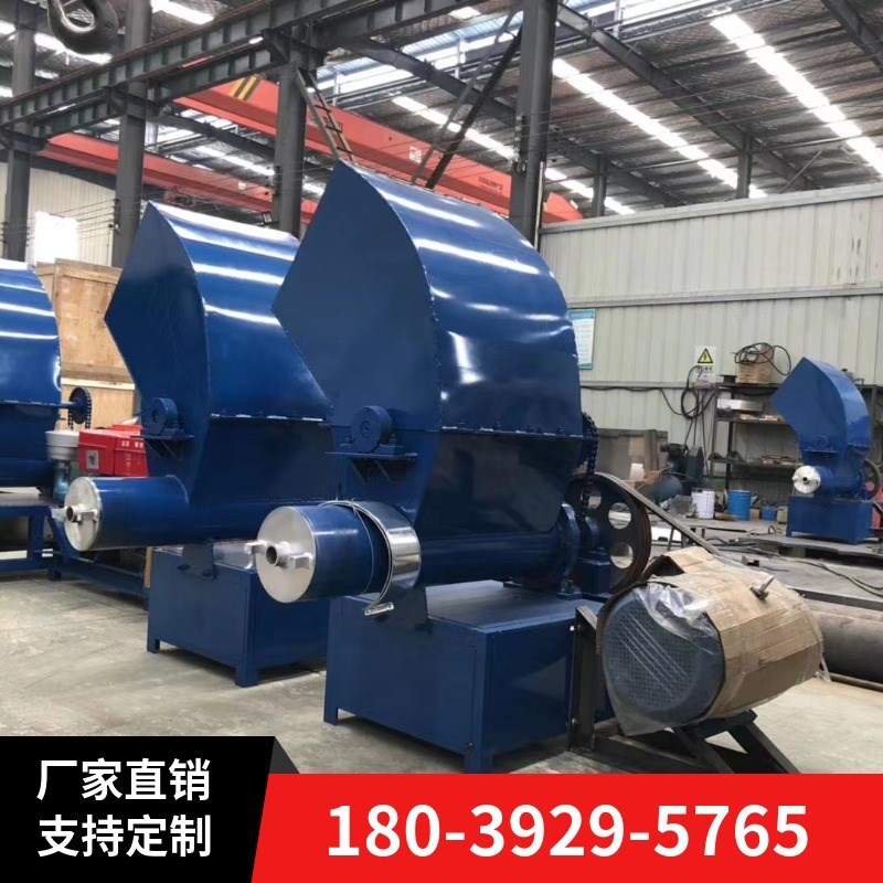 2023废品站白色泡沫粉碎熔化压块机挤塑板珍珠棉融化成坨压饼机器