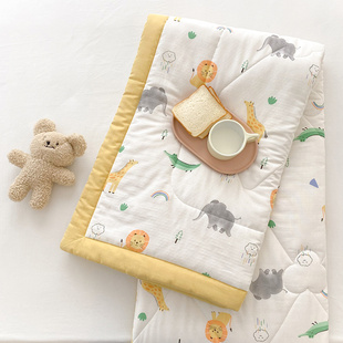 双层纱A类婴儿级净棉花填充全棉空调被纯棉夏凉被棉花午休小盖被