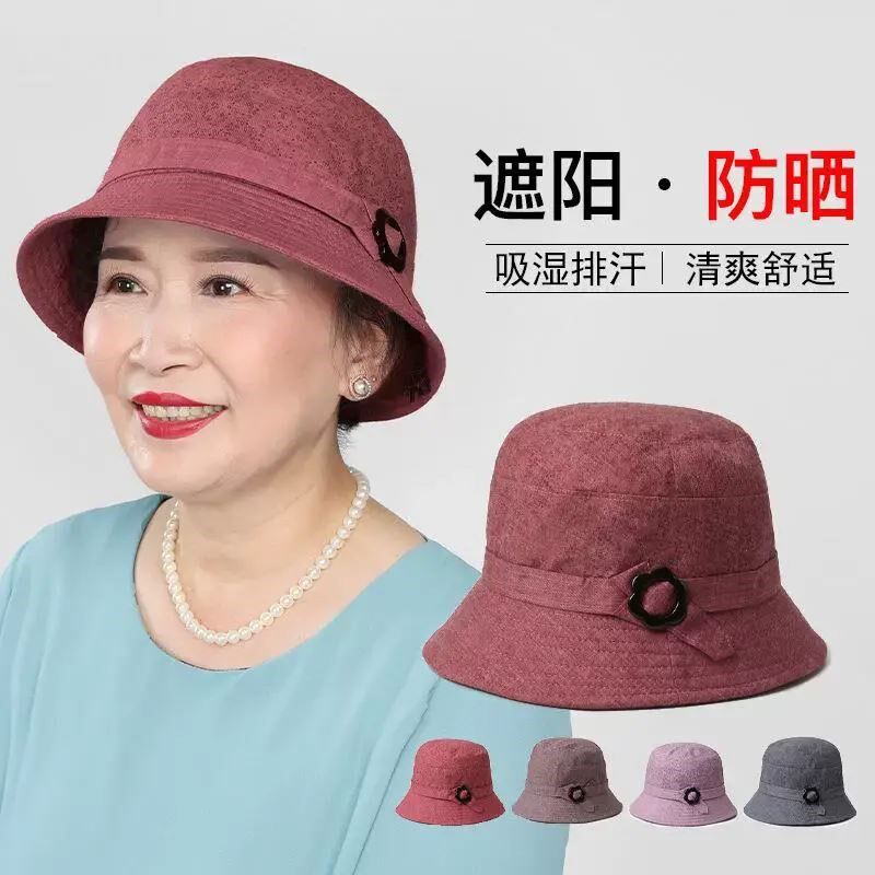 化疗后女士薄款老年人妈妈夏天冒子开颅术后圆帽病人遮脱发光头帽
