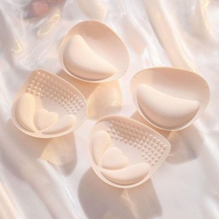胸垫可缝自缝睡衣内衬缝在衣服上的胸垫外扩胸垫显胸大厚乳胶文胸