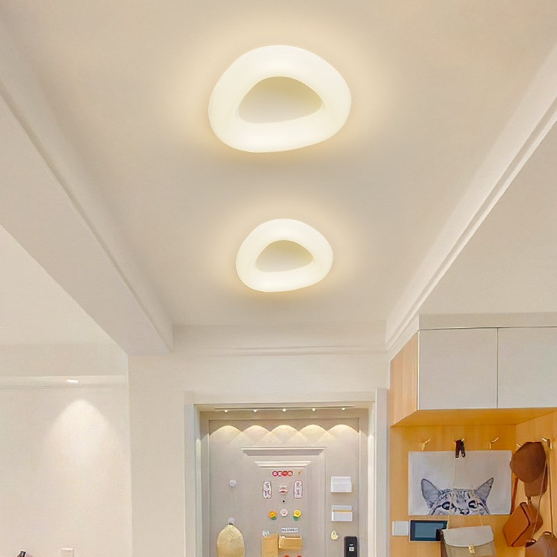 过道走廊吸顶灯北欧现代简约云朵主卧室灯奶油风创意房间吸顶灯