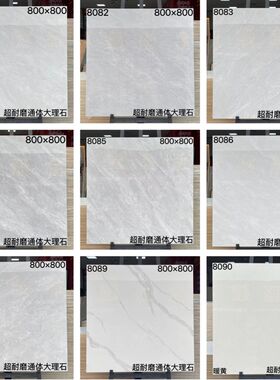 超耐磨通体大理石瓷砖800*800客厅卧室商铺全抛釉地砖800*800墙砖