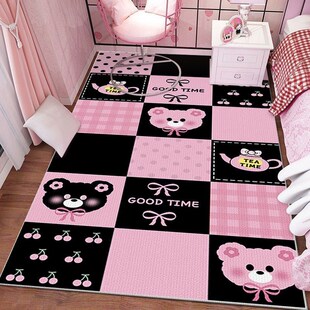 铺地面的垫子卡通床边地垫飘窗毯客厅茶几满铺家用卧室房间少女耐