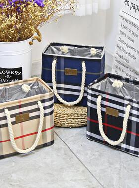 包手提防水大容量浴洗漱牛津女兜洗澡折叠布筐篮时尚手学生a4拎包