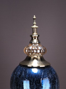 欧式玻璃摆件家居软装饰品样板房间客厅电视柜玄关酒柜新古典摆件