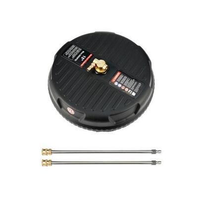 跨境高压清洗机15英寸洗地器1/4快插型水扫帚园林地面清洗3600PSI