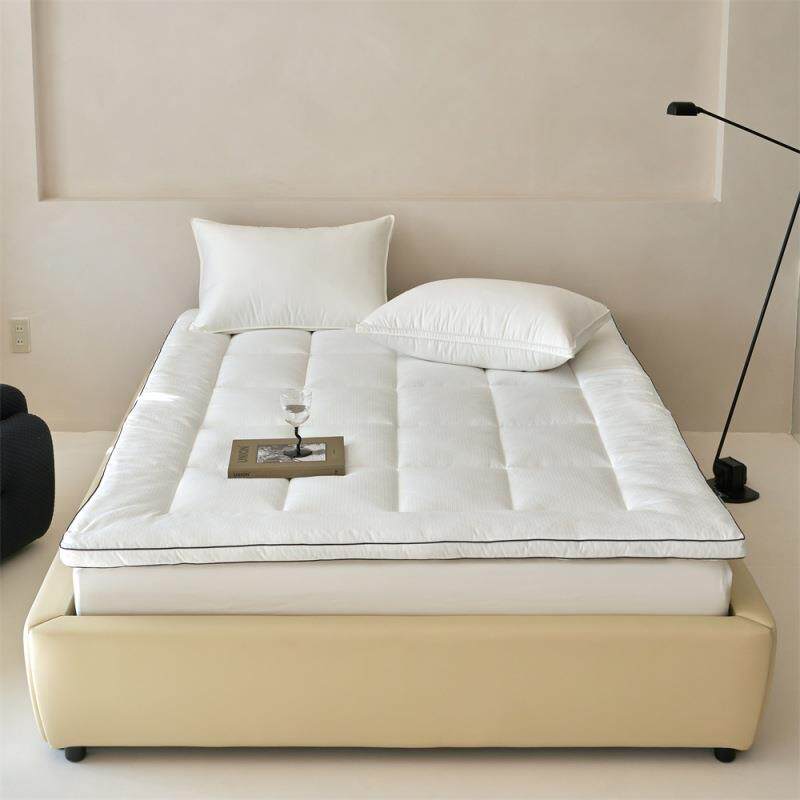 加厚柔软抗压羽丝绒床垫可折叠家用绑眠云立体带床褥垫床上用品