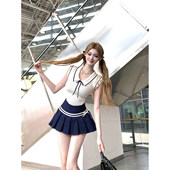 么 4吋套筒扳手袖 恋夏告白 学院风1 软糯针 夏季 JOYKIKI鹅瞭么