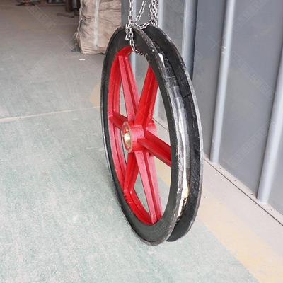 矿用井下用游动天轮钢丝绳输送转向固定天轮井上提升装置凿井天轮