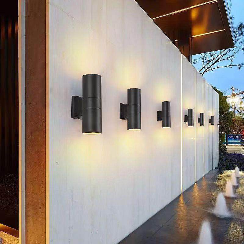 跨境LED双头外墙壁灯室外户外防水单头上下照门柱阳台庭院双向壁