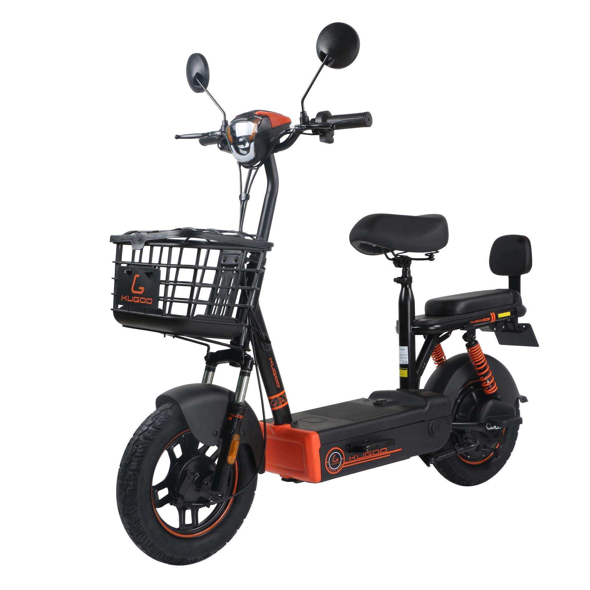 KUGOO EC02电动货运自行车500W 48v电动滑板车成人54公里远程电动
