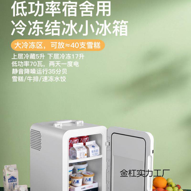 迷你小冰箱一人二人家用办公室特小型新款车载冰箱冷藏冷冻,