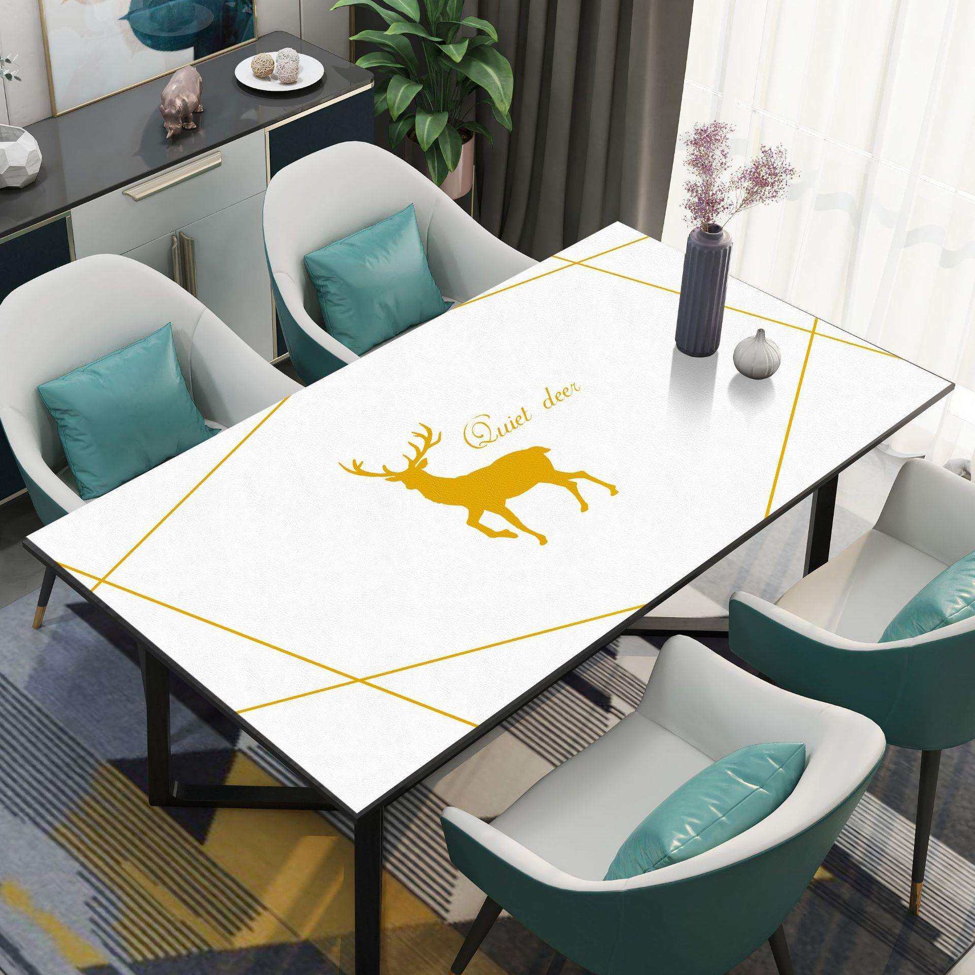 皮革桌布防水防油餐桌垫布防烫耐磨家用免洗桌垫隔热茶几垫北欧风,电子元器件市场,其它元器件,淘宝优惠券,粉丝福利购,淘宝优惠卷