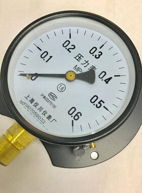 船用压力表 径向带后边 径向带边压力表 y-100t 0-0.6mpam20x1.5