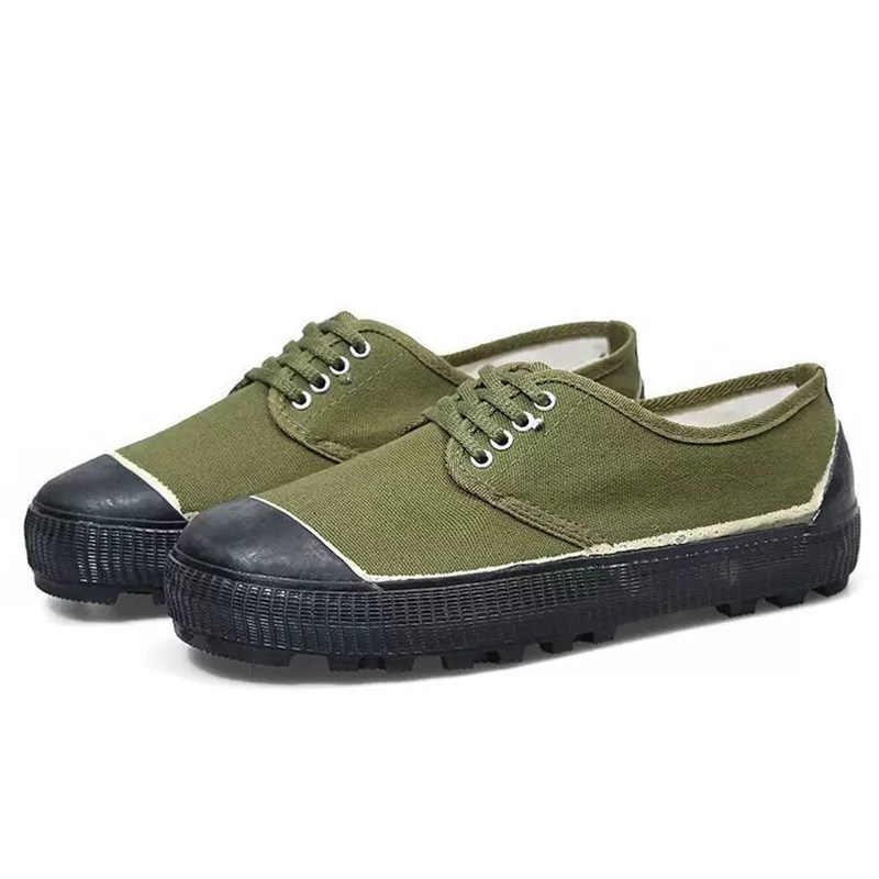 解放鞋农田耐磨防滑低帮爸爸工地工作户外劳V保鞋胶鞋劳动