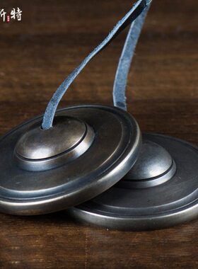 尼泊尔手工碰铃 铜雕花摆件打击乐器铜铃 铜钹西藏家用客厅佛具