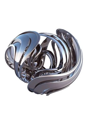 不锈钢雕塑定制户外金属景观抽象艺术园林装饰品镜V面彷真落地摆