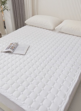 宾馆白色床垫保洁l垫定制床笠款薄款隔脏垫家用加厚褥子酒店床护