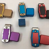 克粉彩色强力 配件时尚 用品夹台球粉金属夹 巧