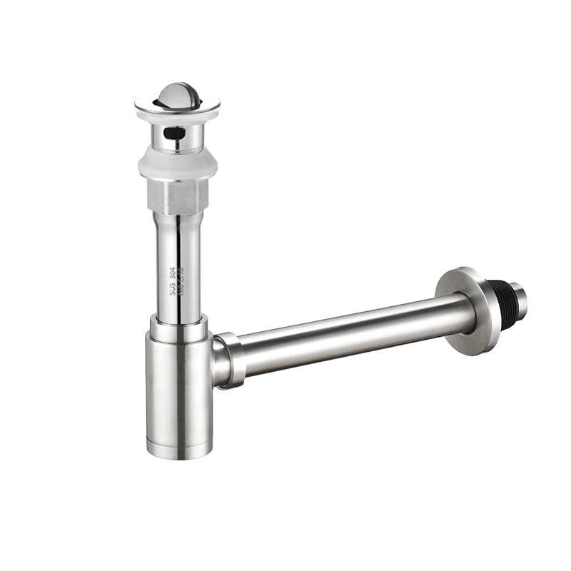 面盆下水a管防返臭神器弹跳芯横排管浴室柜墙排管隔气洗手盆下水