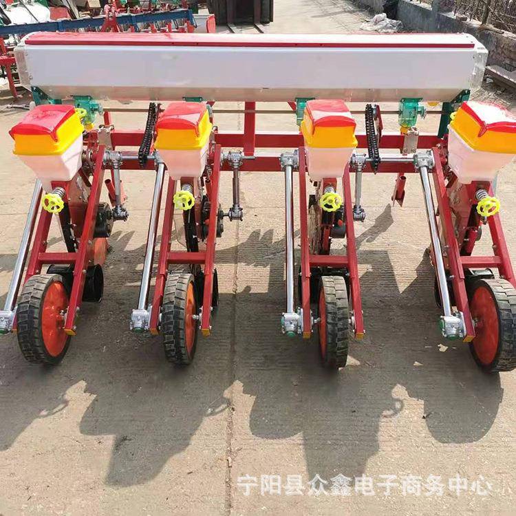 拖拉机用悬浮玉米大豆精播机2行3行4行5行6行玉米直播机