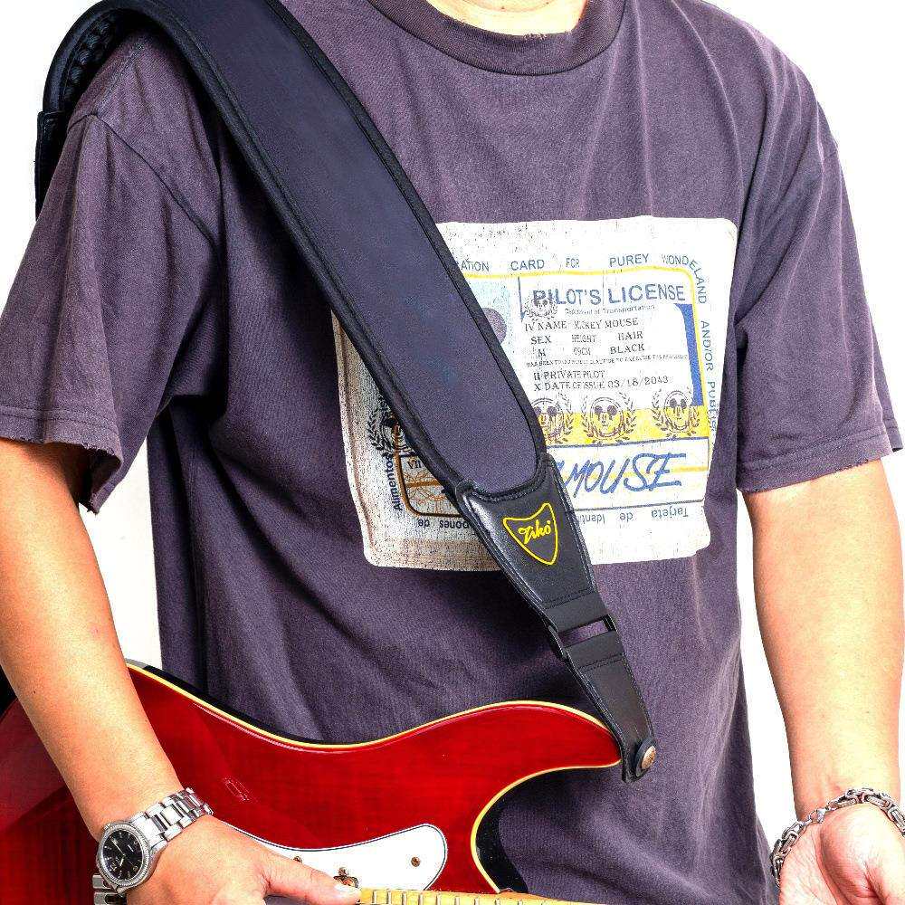 吉他背带民谣琴带皮质减压带子肩带古典贝斯木电吉他专用男女生