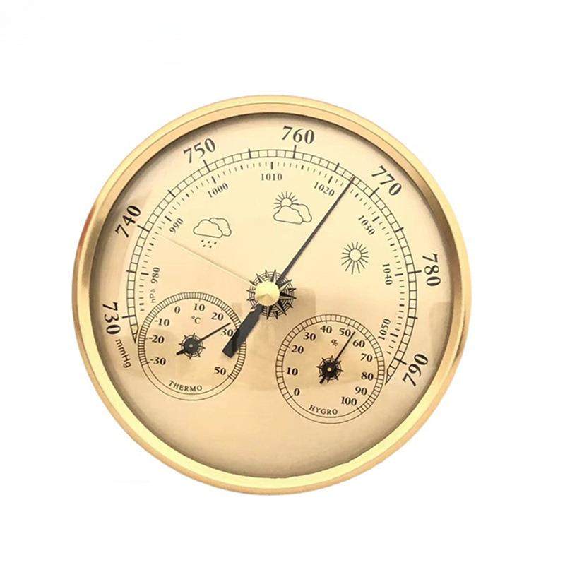 多功能三合一指针式温湿度气压计气象站仪表天气预报仪器