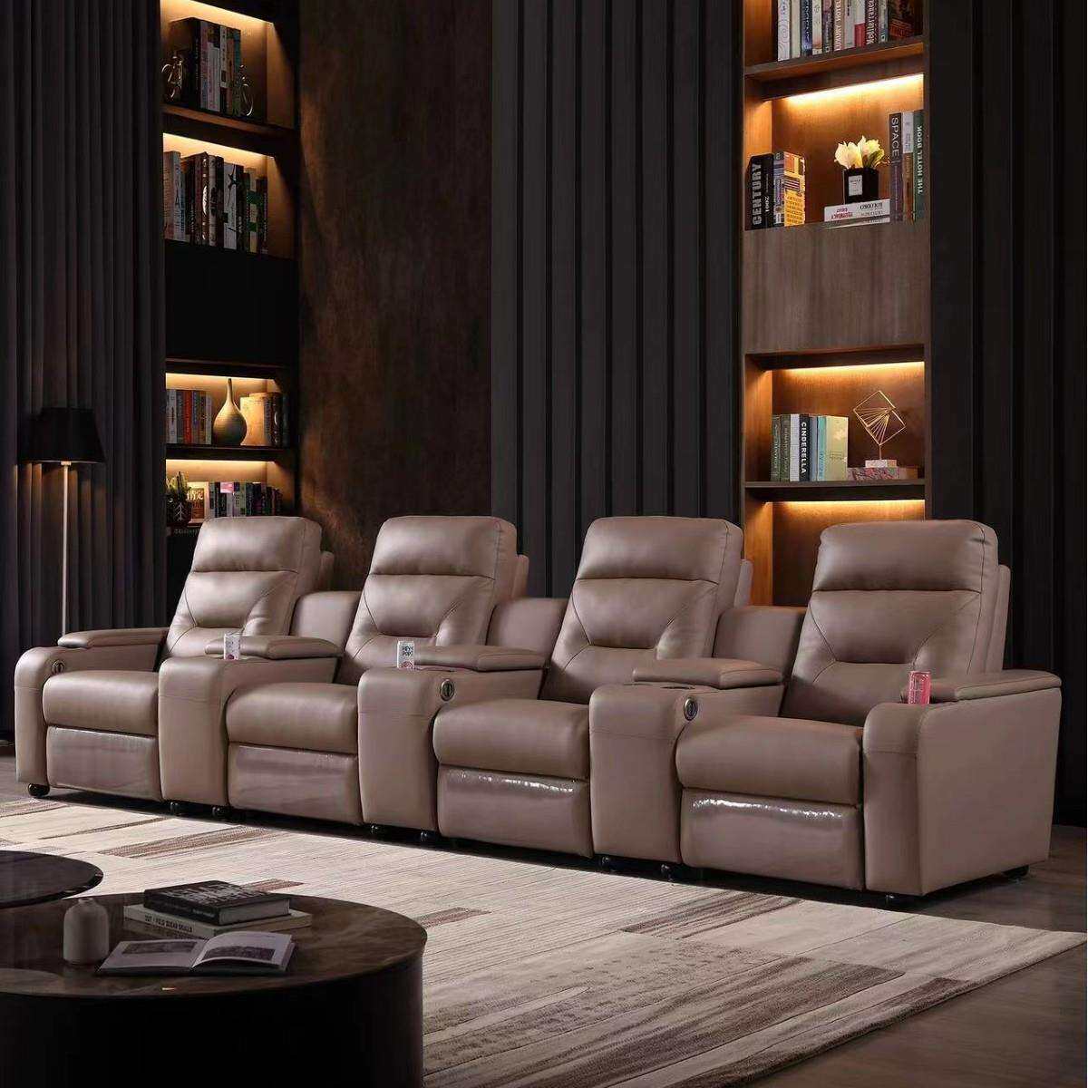 别墅私人影院沙发家庭影院功能沙发影视厅观影沙发影音室电动沙发