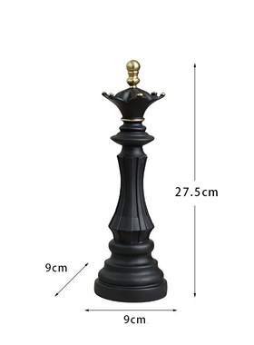 树脂象棋装饰品装饰窗入口书架v展示柜欧洲无障碍豪华酒柜工艺品