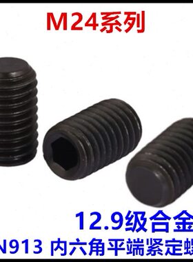 B12.9N9端紧定级内六角M24*螺钉7760DI G米机平13