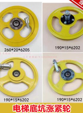 6钢丝绳 5适用19026地电梯径 轮 *6202 0坑  *直底坑涨紧2068轴承