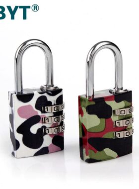 H12印花实心工具箱房门铝T5健身房更衣柜箱包Y铜 ENB密码锁挂锁1