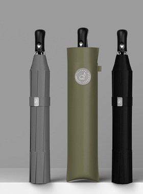 126cm加大三人二折叠s超防水雨伞商务自动开抗大风高尔夫晴雨两用