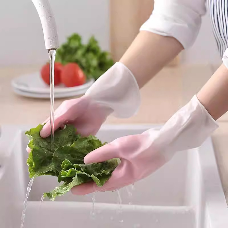乳胶加厚防水耐用家务洗碗手套
