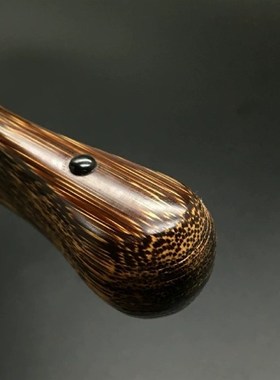 9.5寸18方全棕竹折扇大水滴茄头鱼尾燕尾扇子S苏州精工文玩扇子