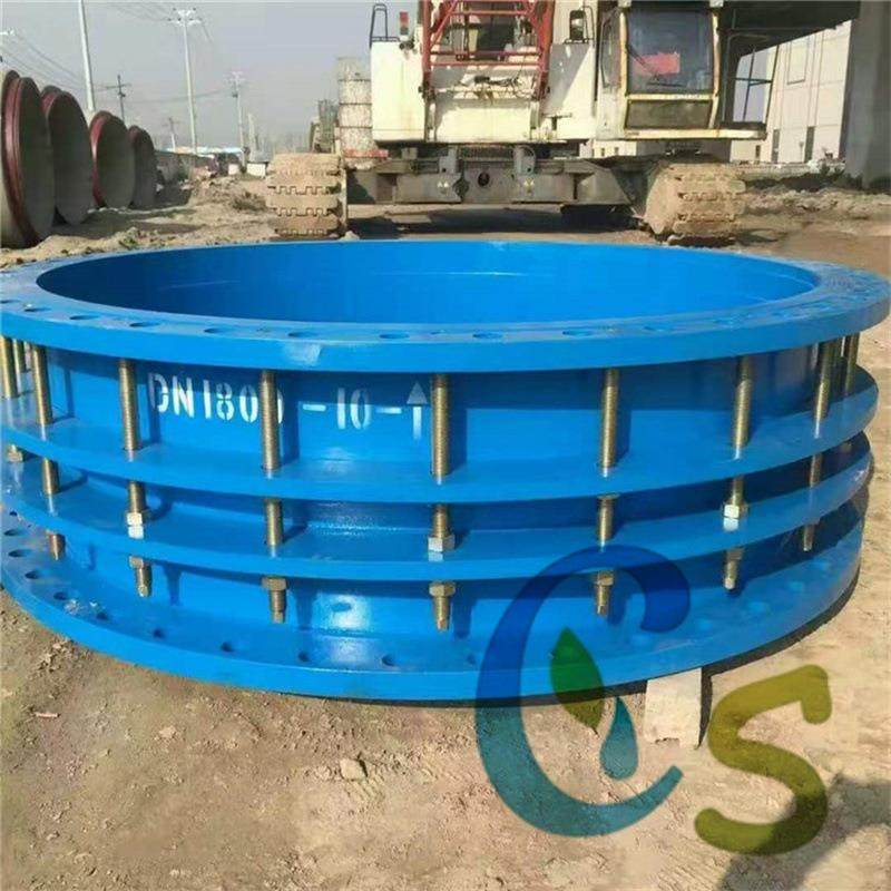 昌盛 B2F双法兰限位伸缩接头 不锈钢螺丝烤漆版限位伸缩节