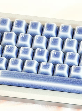 GlazekStudio陶瓷键帽原厂高度裂纹套装组合 字母区 多色可选