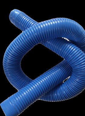 吸尘风管50 75 110 160 200 250pvc蓝色塑料通风透气伸缩波纹软管