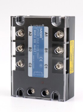 美格尔三相固态继电器直流控交流380V 40A MGR-3 3840Z 10 25 60A