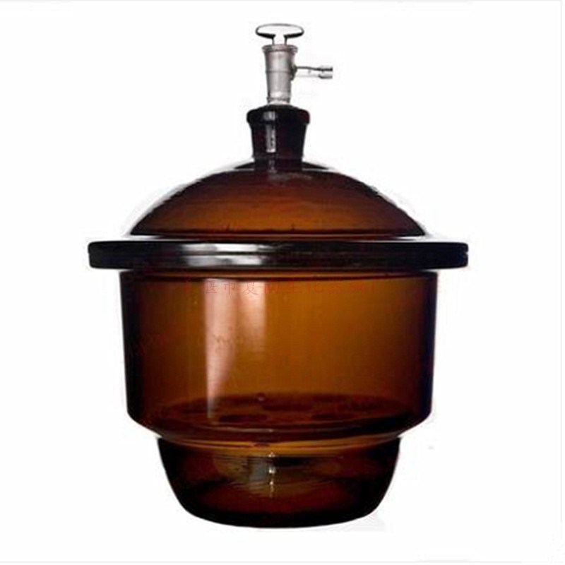 棕色玻璃真空干燥器150 180 210 240 300 350 400mm避光密封罐