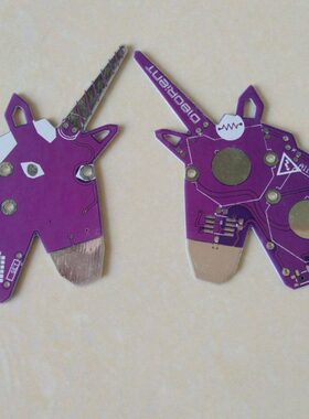 紫色油阻焊电路板加工线路板批量制作PCB空白板打样定制FPC抄板