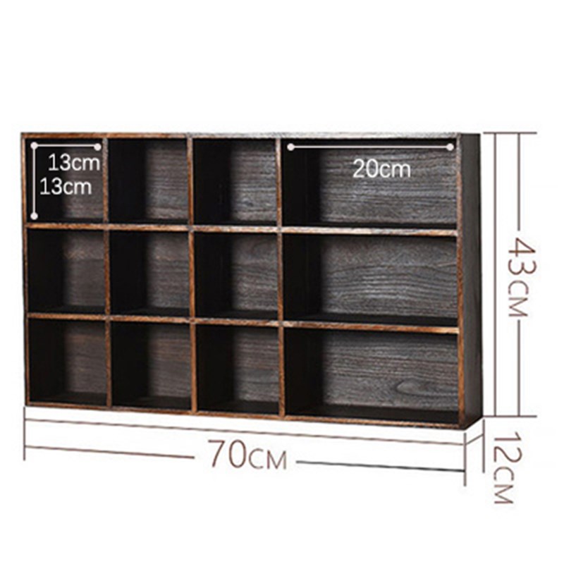 日式实木茶c柜架茶杯架家用挂墙茶具茶壶博古架多宝阁小茶架置物