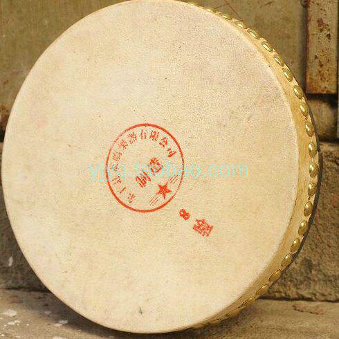 永鸣8寸单面鼓 27CM半堂鼓 道士鼓 特厚头层水牛皮手鼓边鼓单边鼓