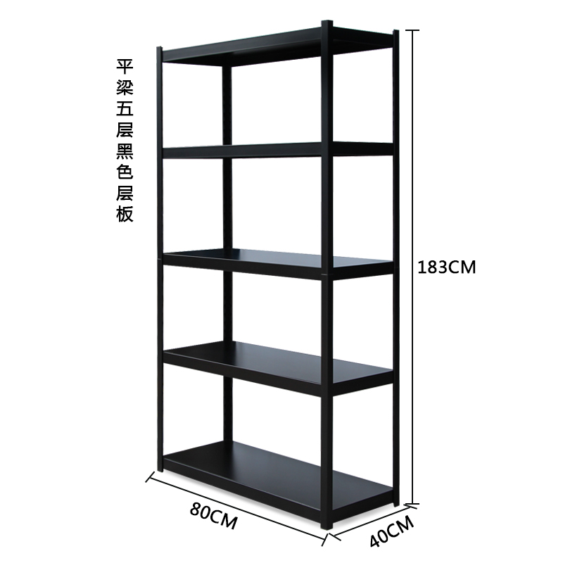 家用角钢仓储货架展示阳台置物y架多层落地白色超市仓库储物铁架