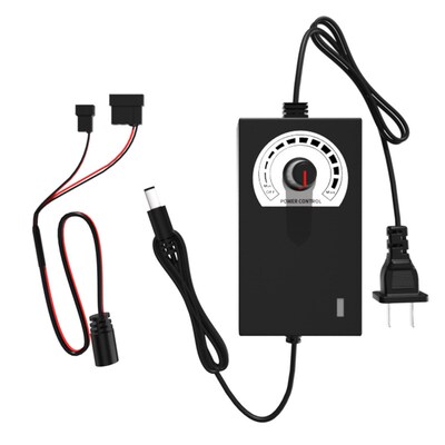 电脑CPU风扇调速器控制变压器5A小4p220v转DC 3V-12V外接电源台式