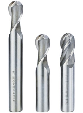 超硬直柄白钢球头铣刀高速钢4刃2刃R1R4R7R8R9R11R12.5R14R15R16