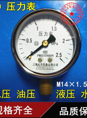 40气压表  液压表齐全水压表规.-- Y0MPa 格压力表6-60 真空表01
